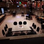 Zaal Stippelberg, ingericht voor feest 